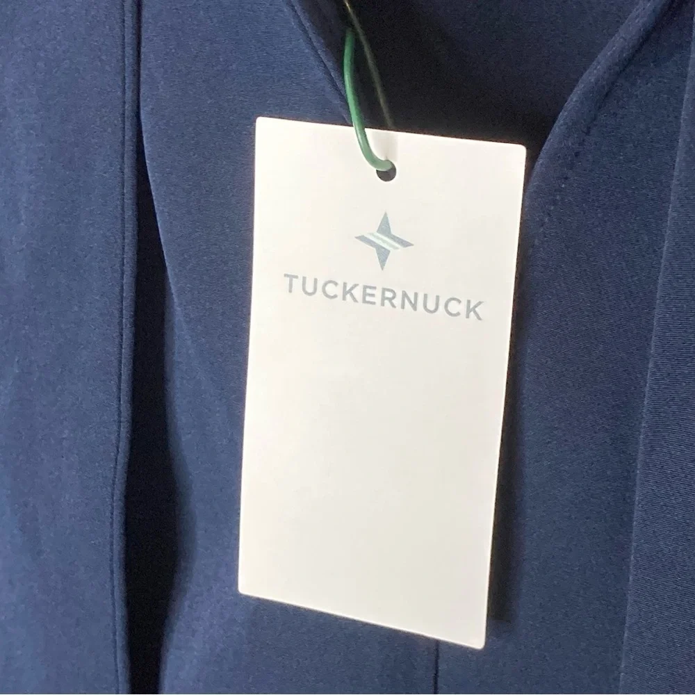 Tuckernuck Faye Bow Blouse Top-Navy-Women’s XXS & XL-Preppy-Feminine-Modest-NEW - Picture 8 of 16